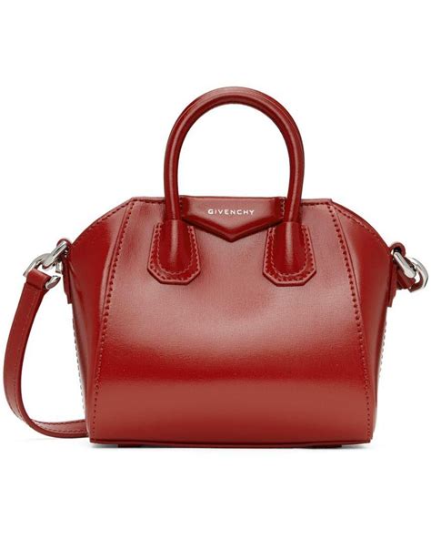 givenchy red mini antigona|givenchy antigona small beige.